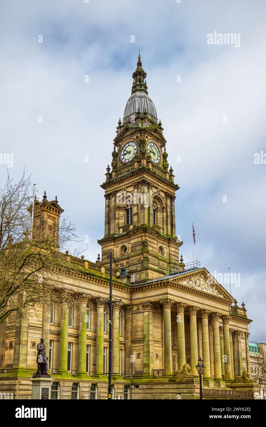 Bolton Town Hall, Bolton, Lancashire, England Stock Photo