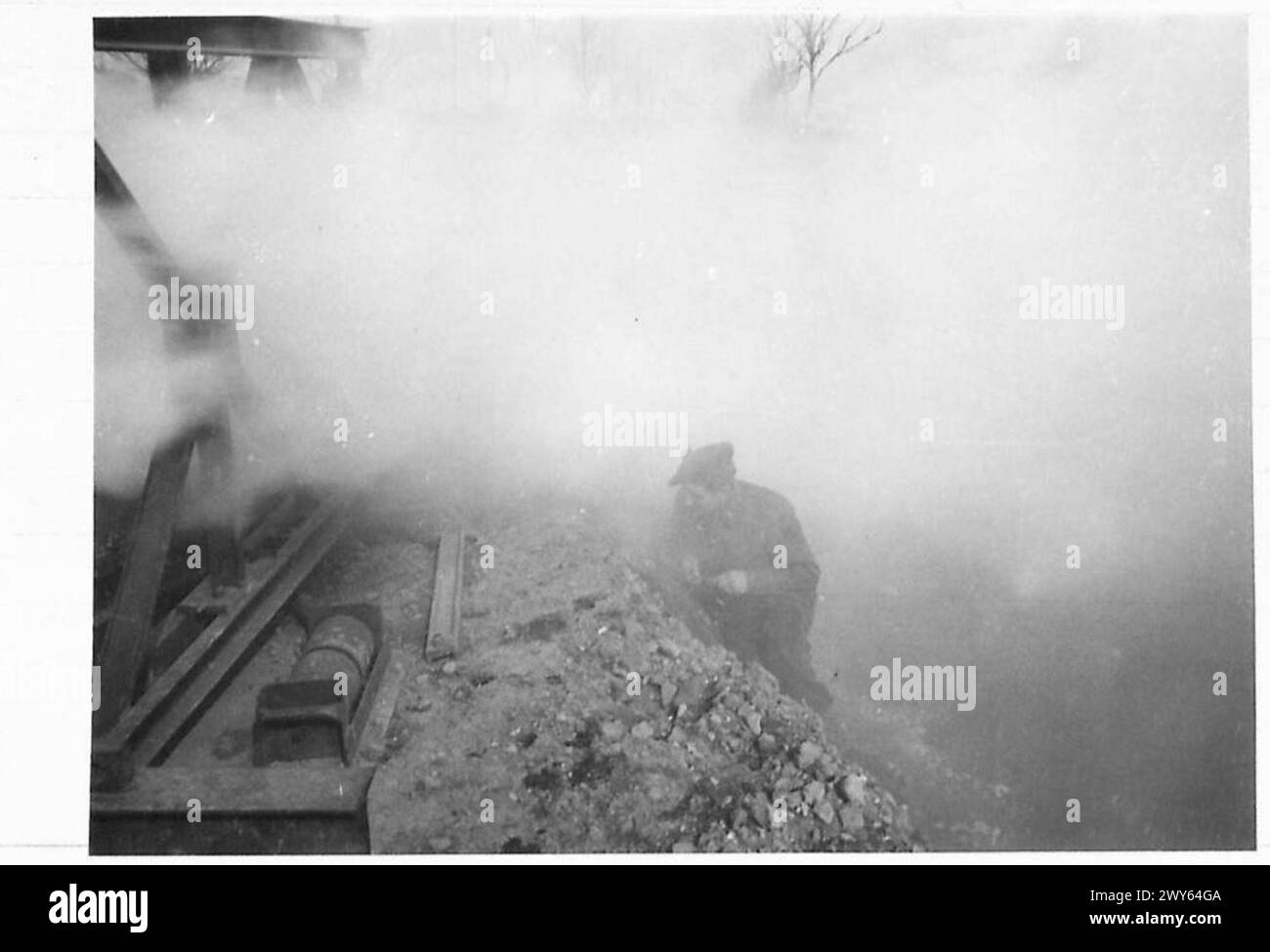 British Army 21st Army Group troops conduct preparations for the Rhine ...