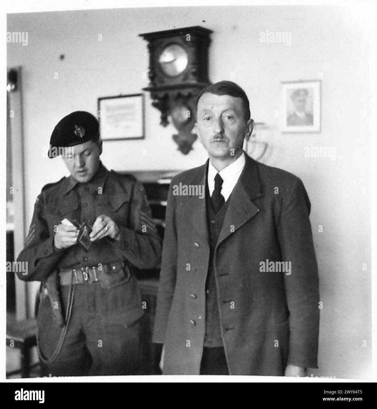 British Army troops detained members of the German government during ...