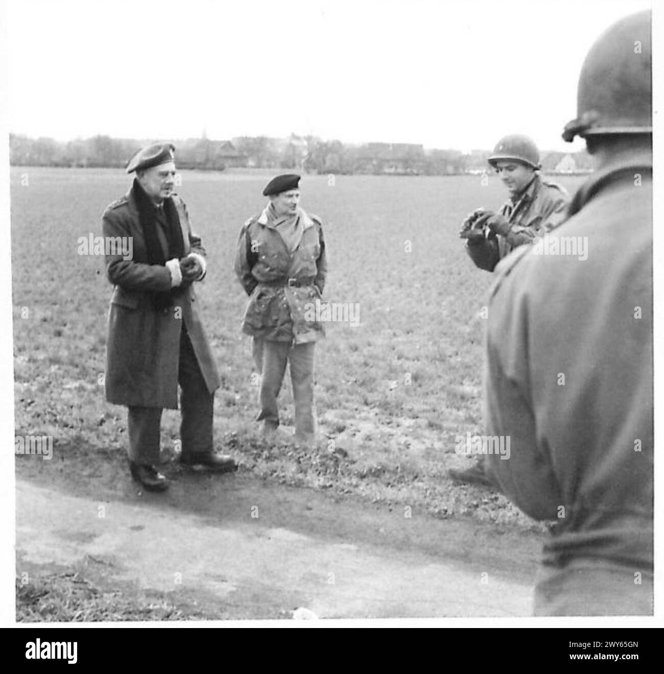 FIELD MARSHAL MONTGOMERY TOURS WESTERN FRONT IN GERMANY - American Army ...