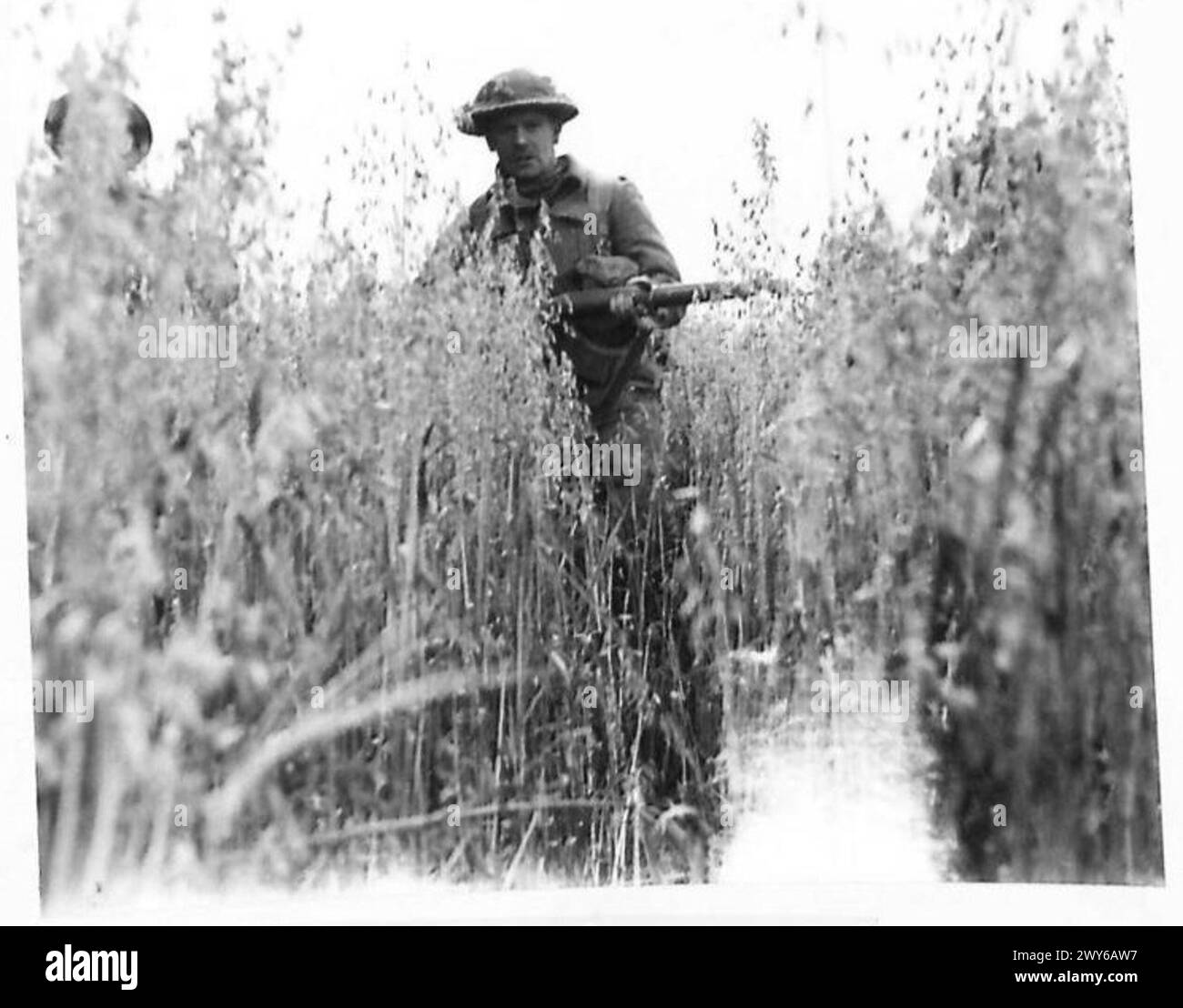 THE ROYAL SCOTS FUSILIERS ADVANCE Sgt.Major McCulloch, the Royal