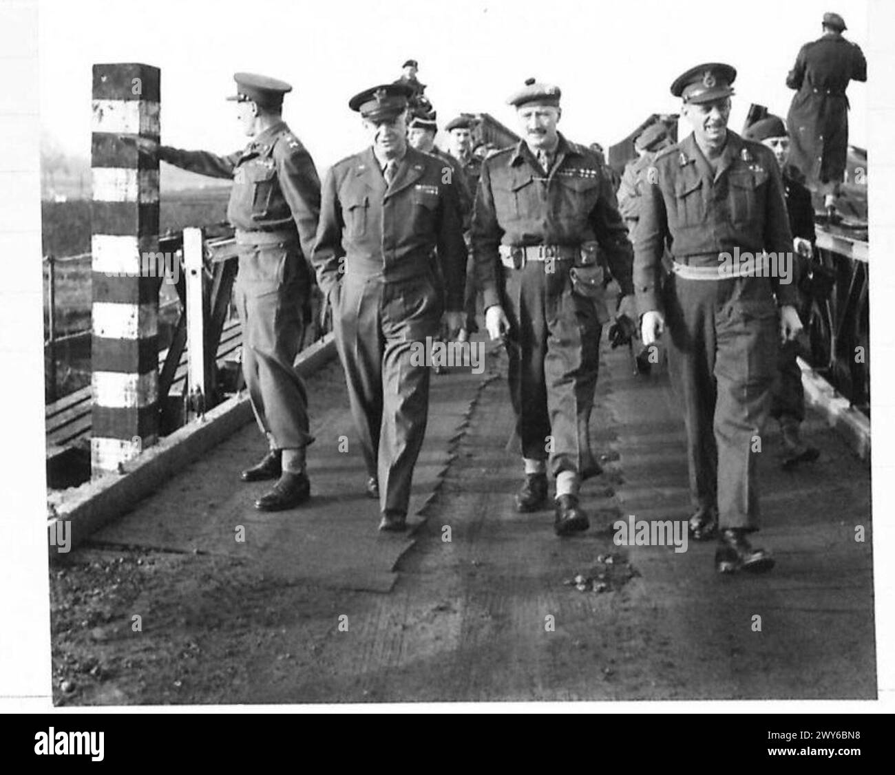 GENERAL EISENHOWER VISITS BRITISH SECOND ARMY - General Eisenhower ...