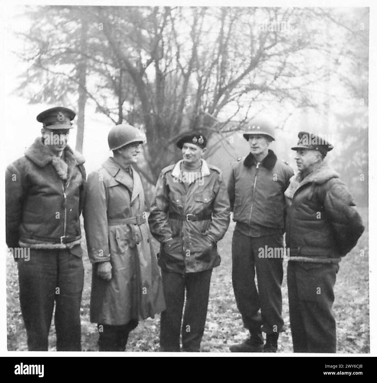 FIELD-MARSHALL MONTGOMERY CONFERS WITH ALLIED COMMANDERS - Field