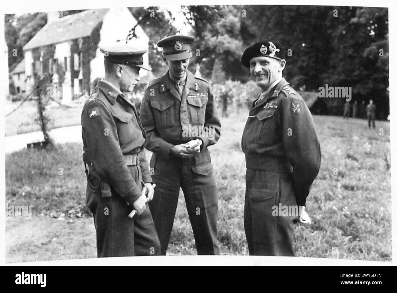 General Montgomery Is Pictured With Lieutenant General Sir Richard O general-montgomery-is-pictured-with-lieutenant-general-sir-richard-o
