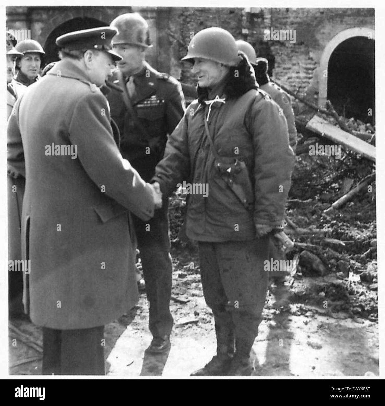 PRIME MINISTER VISITS THE WESTERN FRONT The Prime Minister, LtGen W