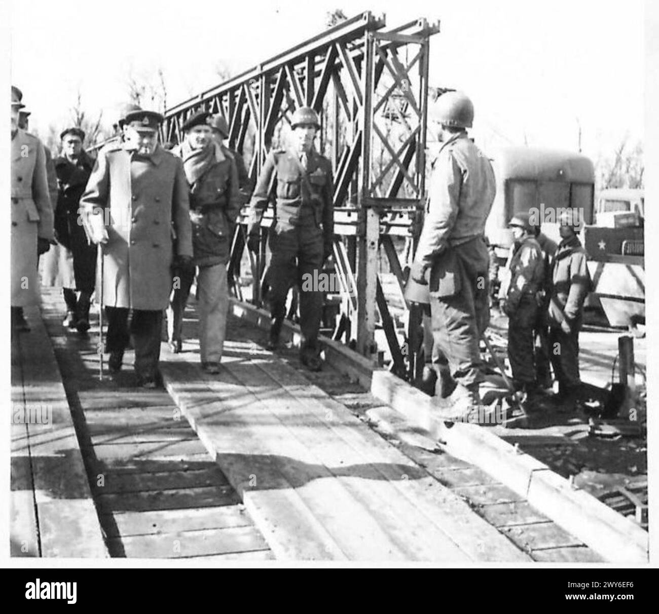 PRIME MINISTER VISITS THE WESTERN FRONT The Prime Minister leaves his