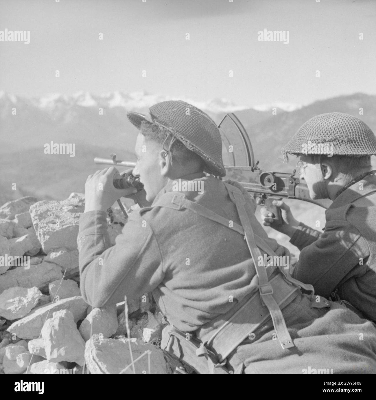 King And Country DD355(B) Running Bren Gun Team (base Sable) - Neuf En Boîte
