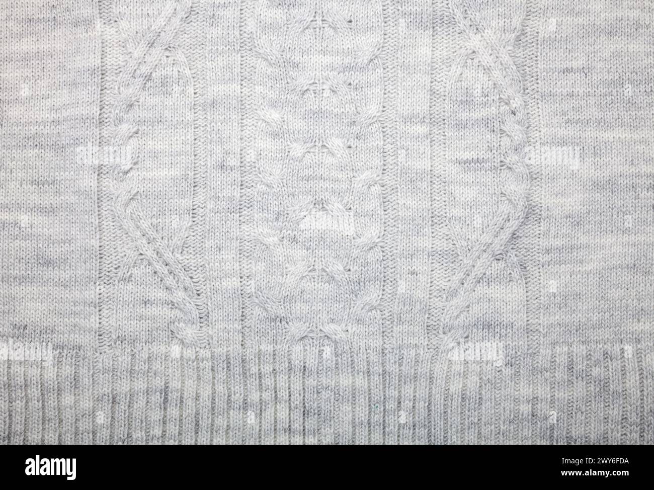 Grey knitted fabric hi-res stock photography and images - Alamy