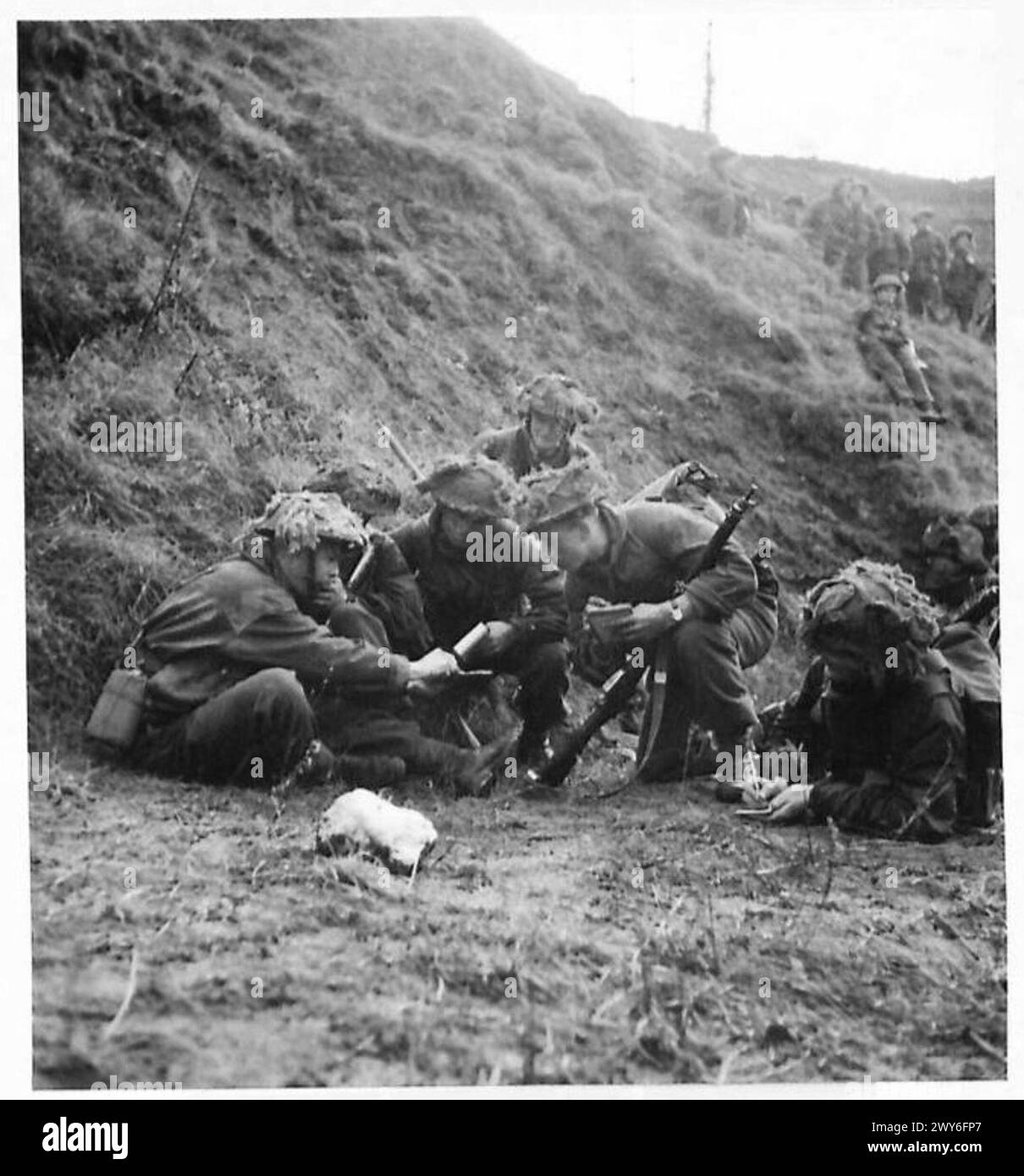 TROOPS IN TRAINING (4TH BN. KING'S OWN BORDERERS) Major D. Hogg of