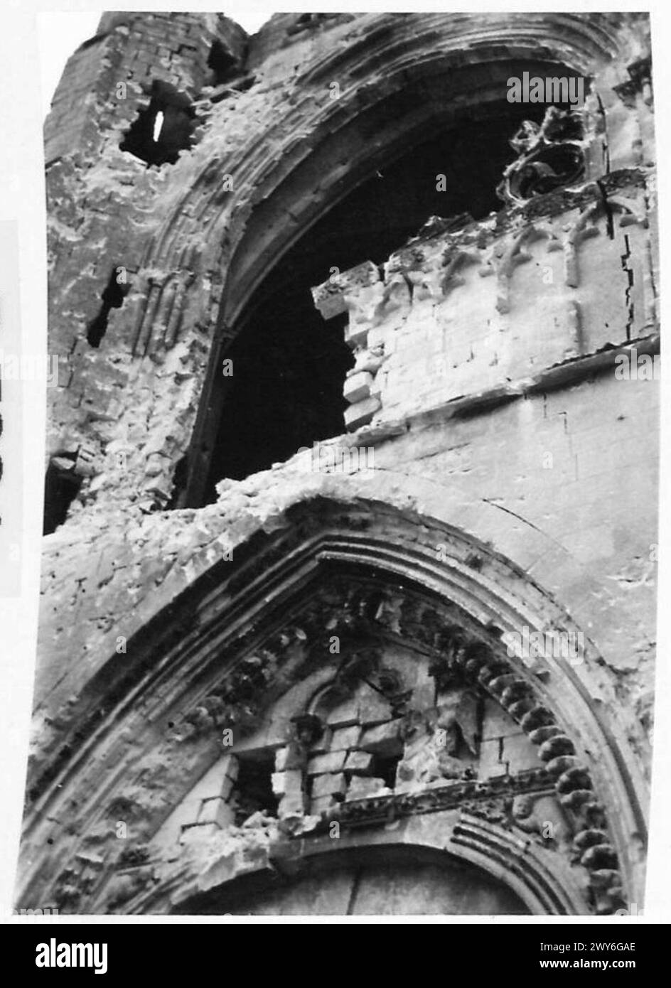 THE ABBEY OF ARDENNE - The main entrance to the Abbey. , British Army ...