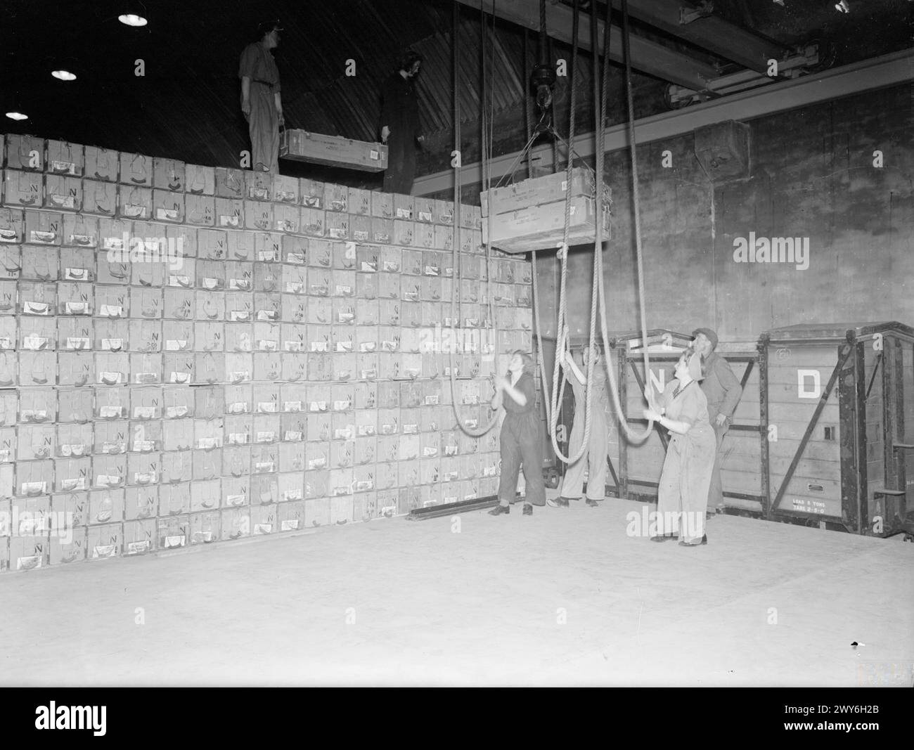 Between 25 and 30 July 1944, men and women of the British Navy's ...