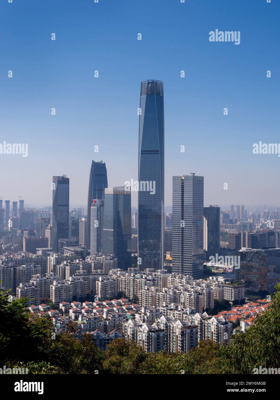 China, Guandong, Dongguan cityscape Stock Photo