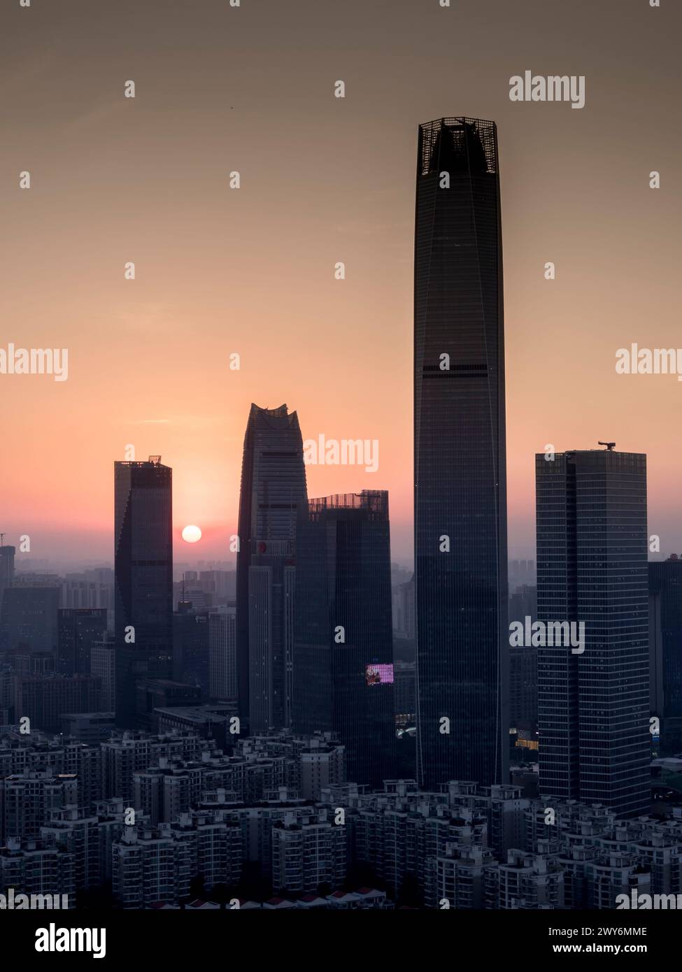 China, Guandong, Dongguan cityscape Stock Photo
