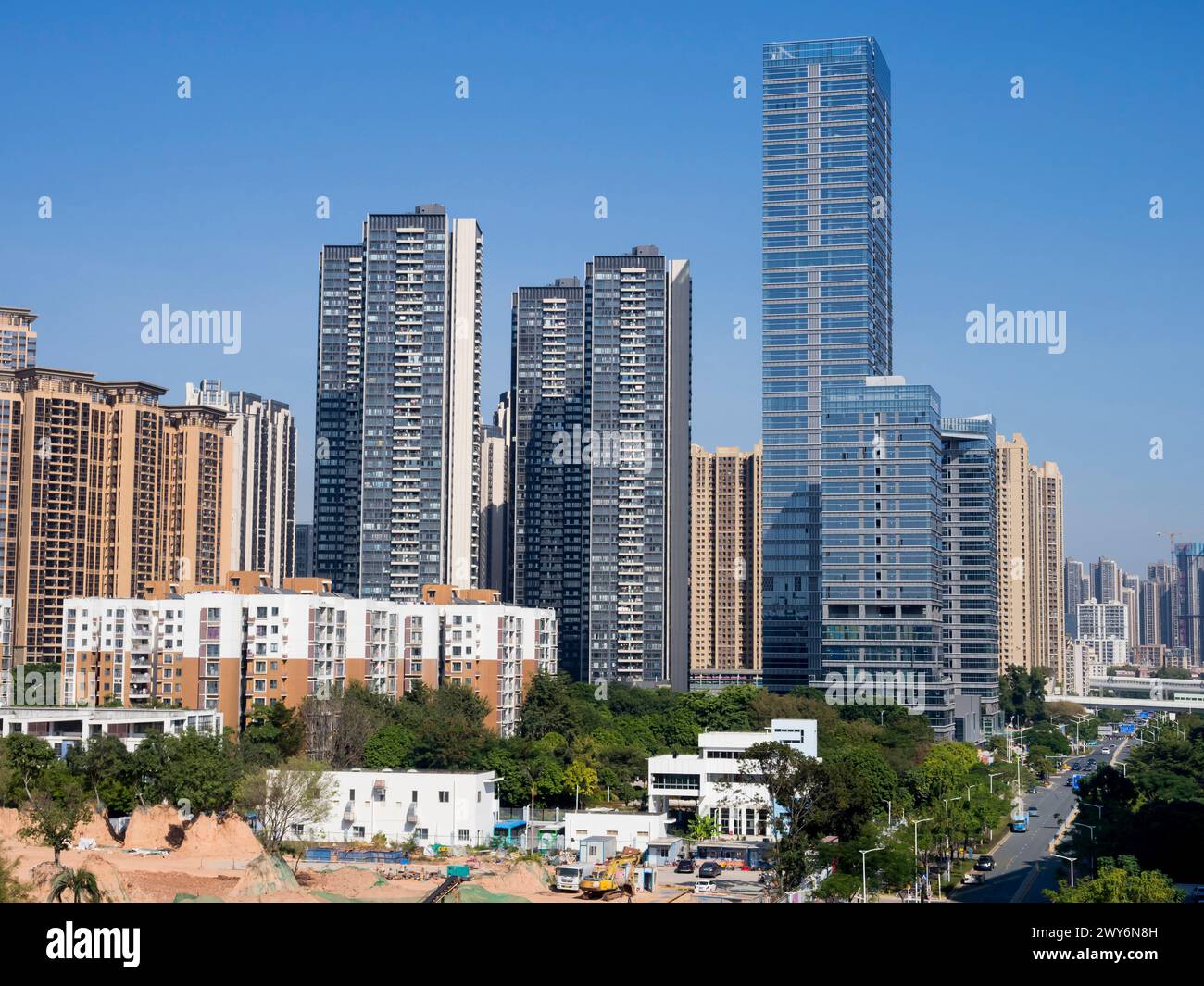 China, Guandong, Shenzhen suburb Stock Photo