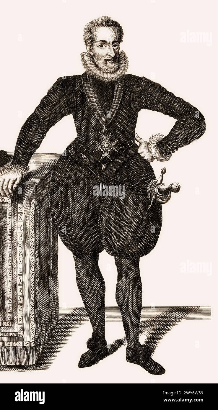 Henry of Navarre,  Henri IV, Henry the Great, King of France Stock Photo