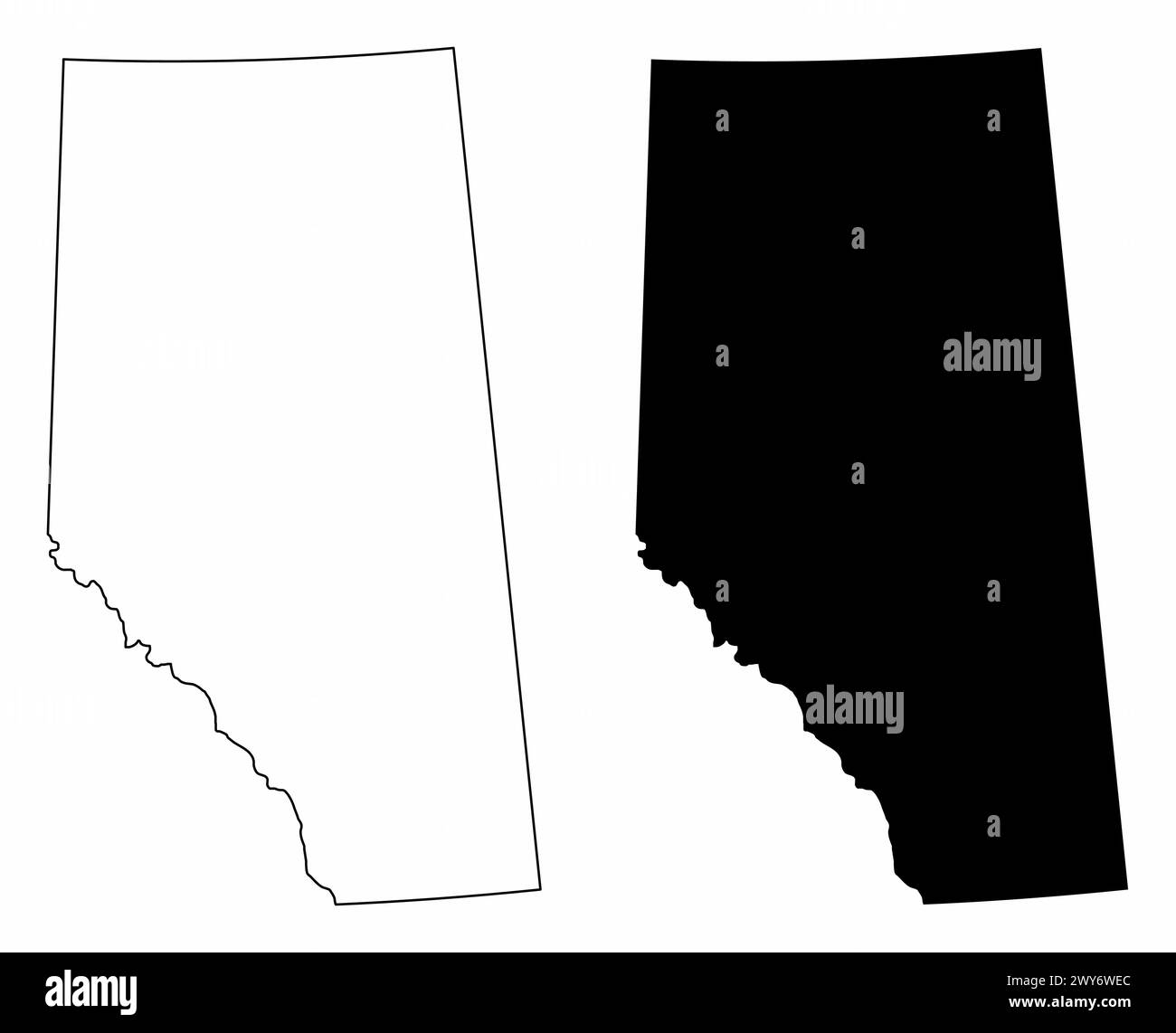 The black and white maps of Alberta - The Black And White Maps Of Alberta Province Canada 2WY6WEC
