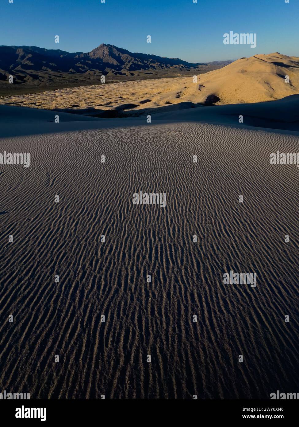 Stunning Kelso Dunes in Mojave National Preserve, California, USA Stock Photo