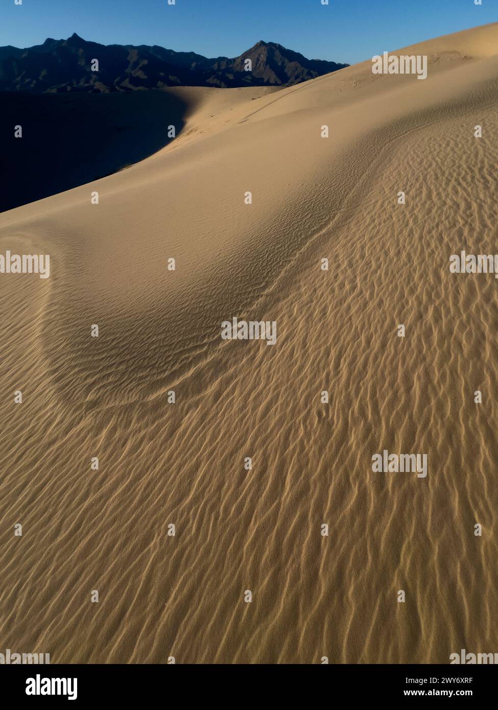 Stunning Kelso Dunes in Mojave National Preserve, California, USA Stock Photo