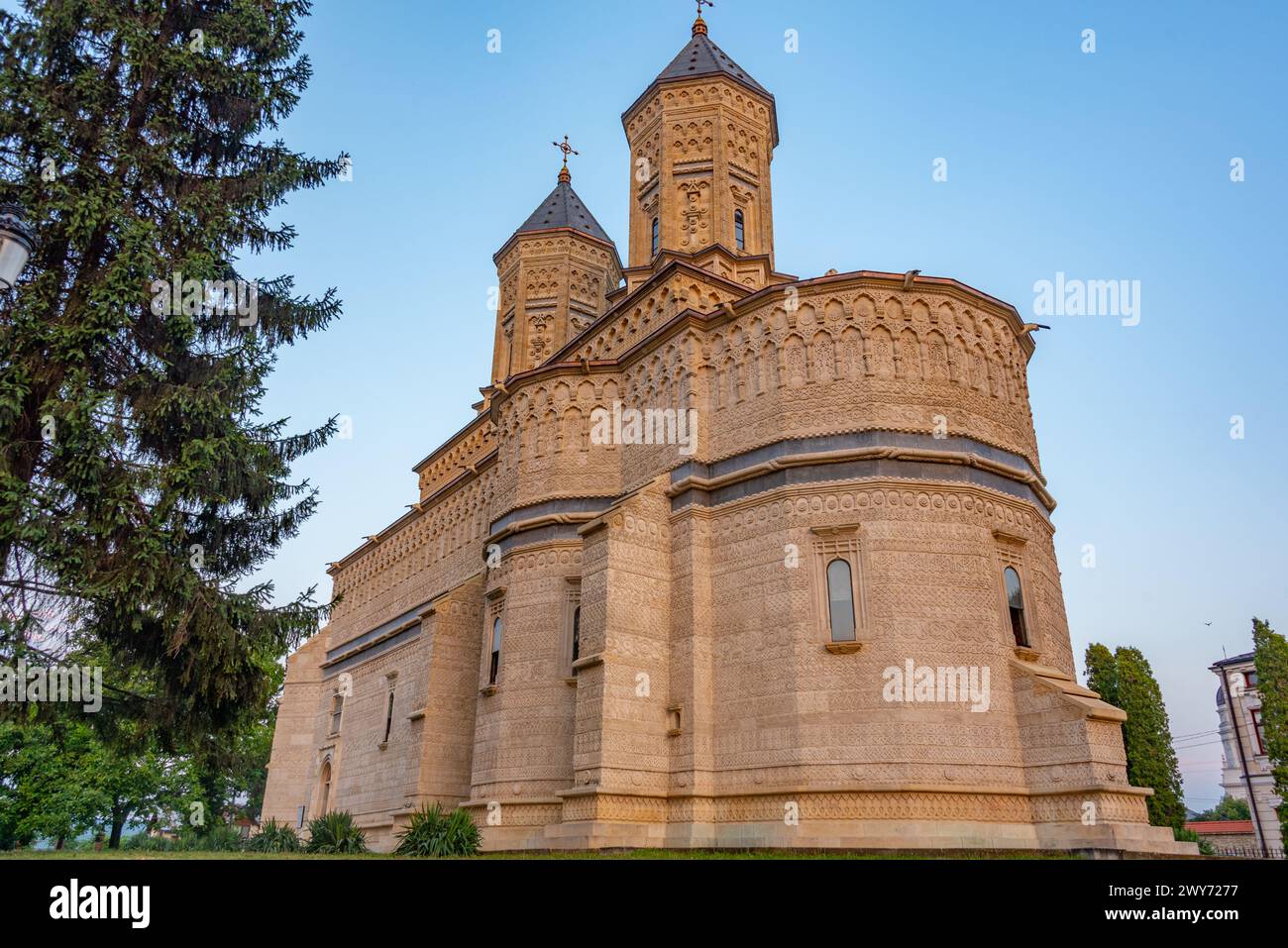 Monastery of the Holy Three Hierarchs in Iasi, Romania Stock Photo