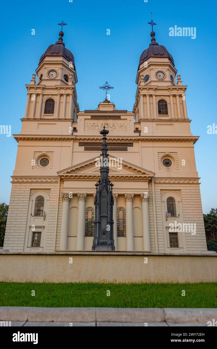 Metropolitan Cathedral in Romanian town Iasi Stock Photo