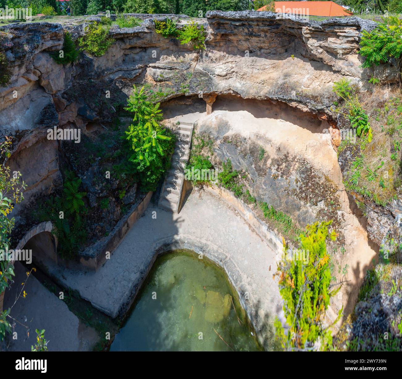 Germisara Roman Thermal Baths in Romania Stock Photo - Alamy
