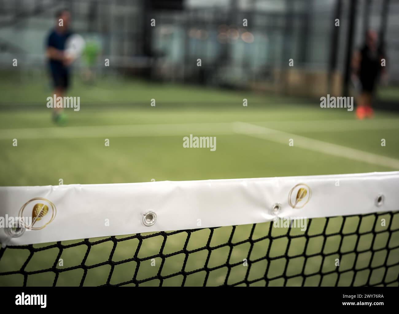 Padel Net Side View Padel court hi-res stock photography and images - Alamy