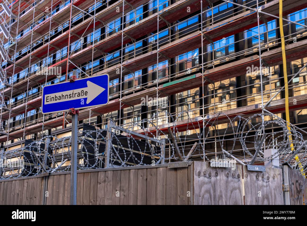 Construction Site At The Reichstag Building, Berlin, Germany Stock Photo