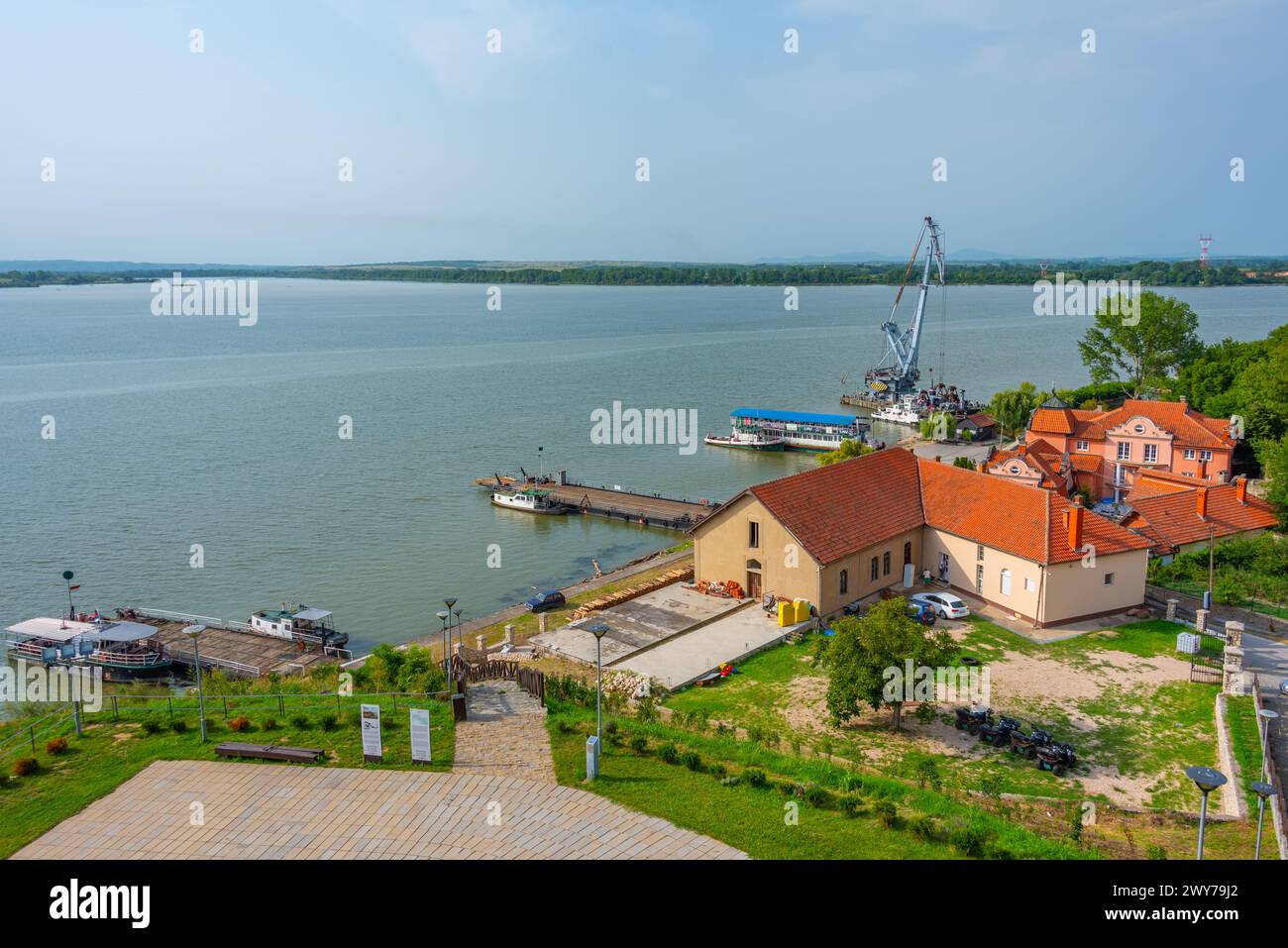 Ram village at riverside of Danube in Serbia Stock Photo - Alamy