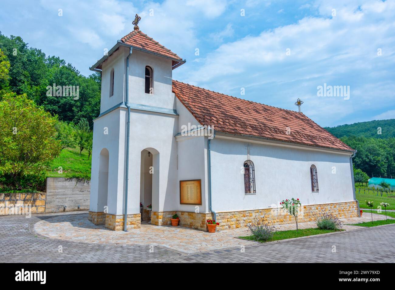 Vratna monastery in Serbia during summer Stock Photo