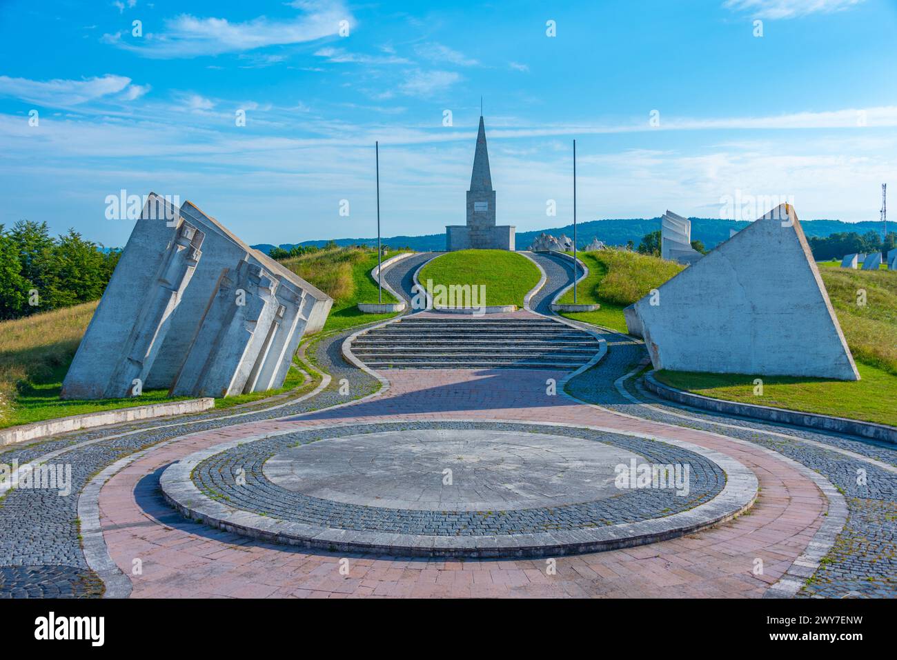 Kadinjaca Memorial Complex In Serbia Stock Photo Alamy