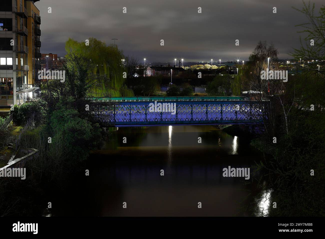 A view of Whitehall Road bridge from the newly opened viaduct at The