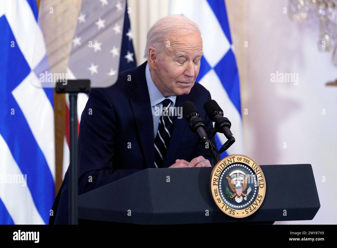 Washington, United States. 04th Apr, 2024. US President Joe Biden ... image.