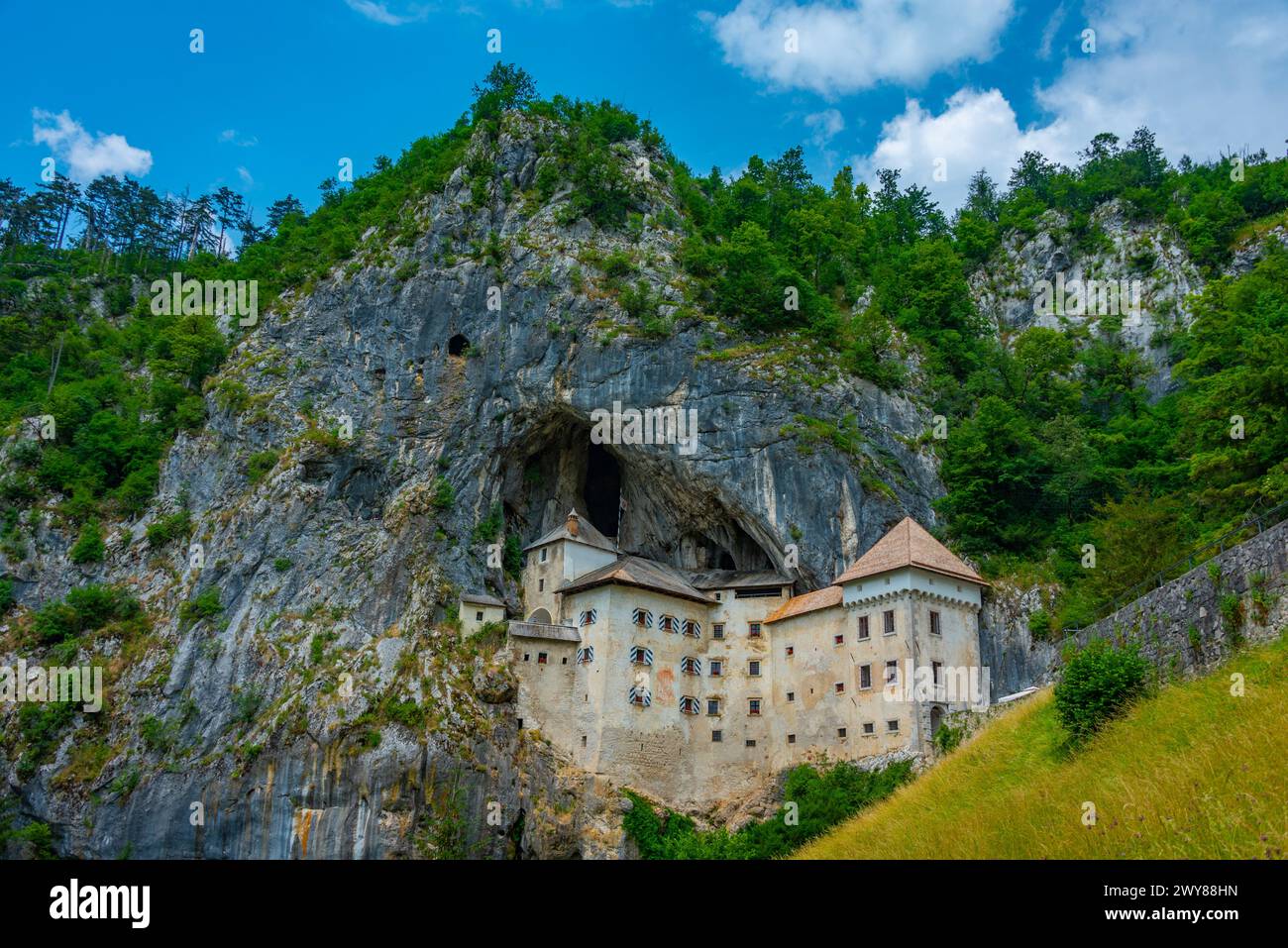Predjama Predjama castle unique cave hi-res stock photography and images - Alamy
