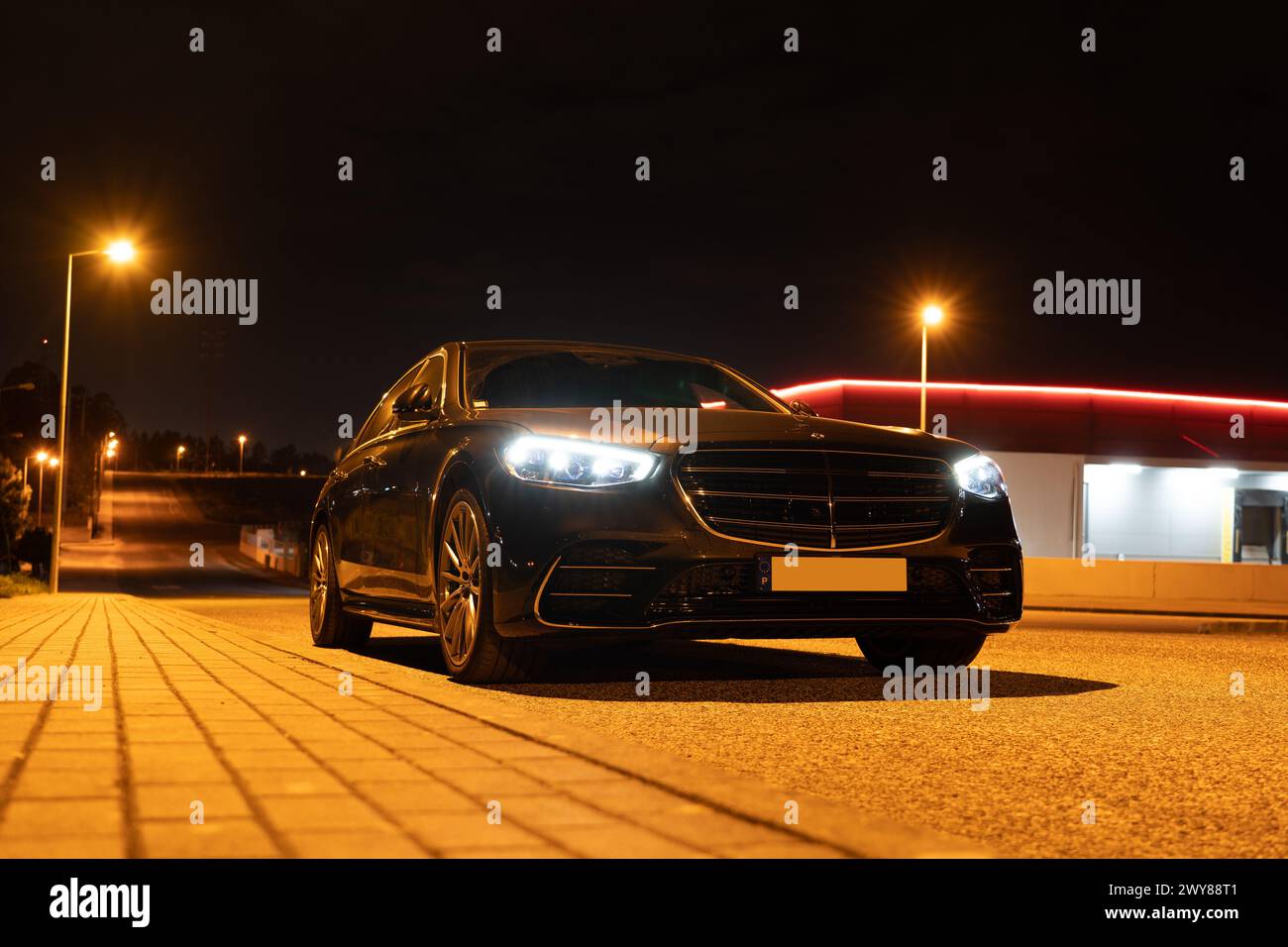 The most luxurious Mercedes Benz, Meet Mercedes Benz S Class Stock Photo