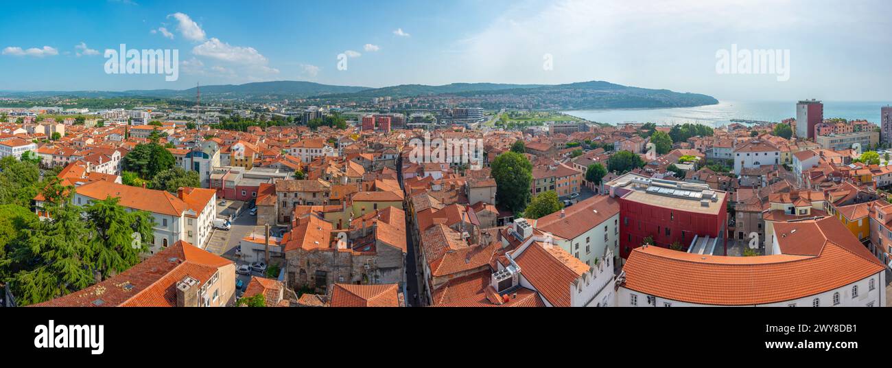 Aerial view of Slovenian town Koper Stock Photo - Alamy