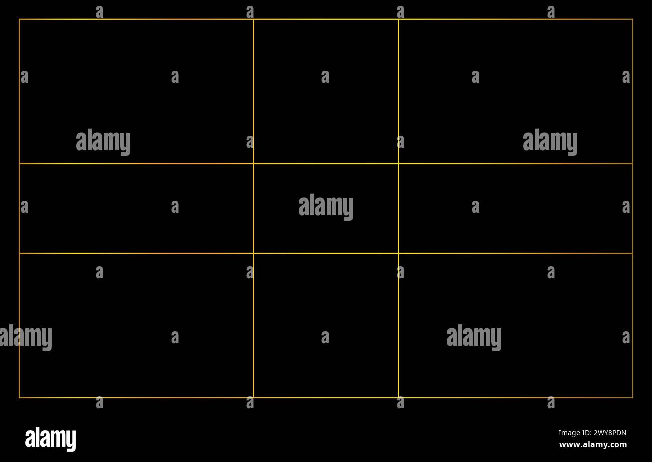 Proportions used in design, three partitioning method using the golden ...