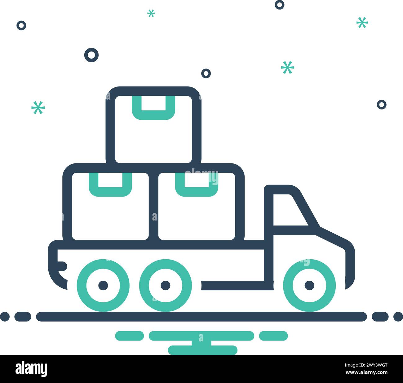 Icon for goods, logistics Stock Vector