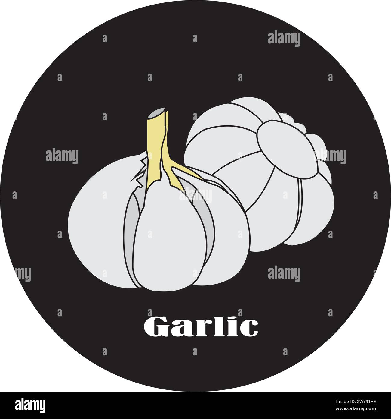Herbal recipe logo Stock Vector Images - Alamy