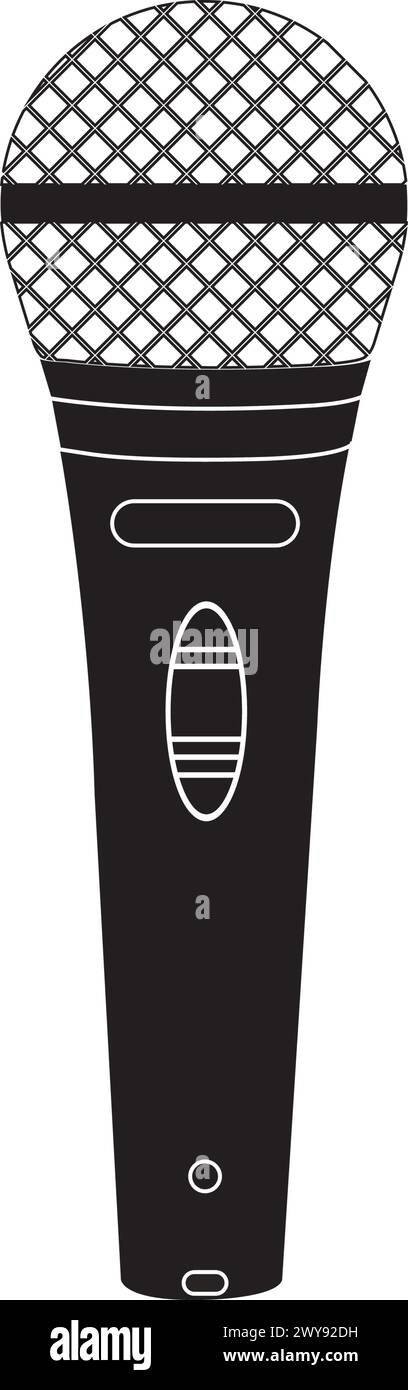 Microphone icon vector illustration symbol design Stock Vector Image ...