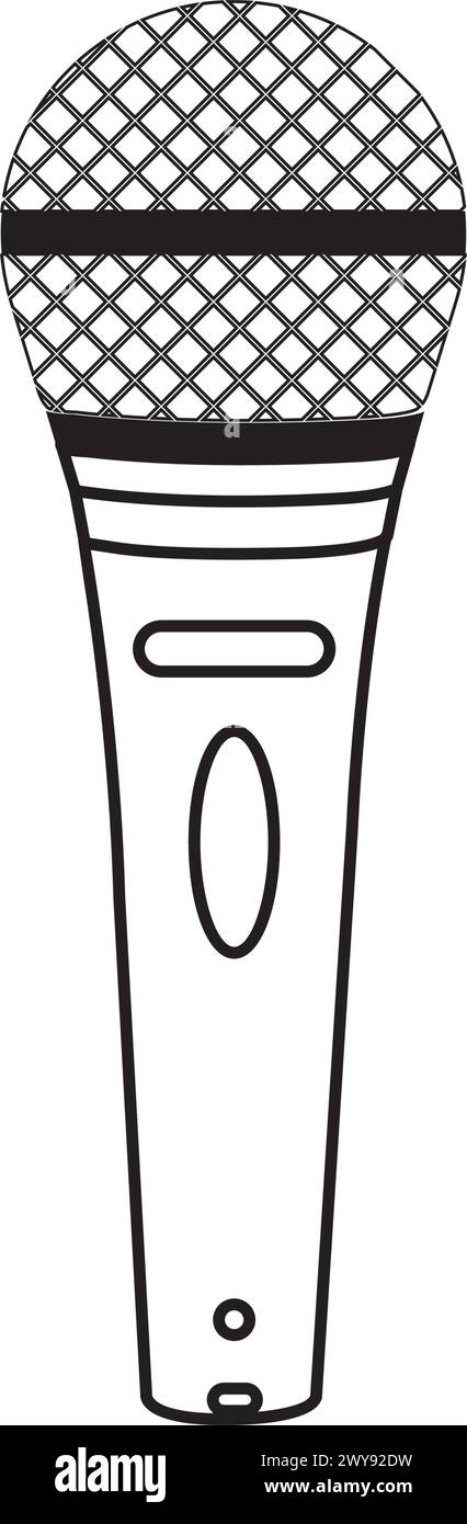 Microphone icon vector illustration symbol design Stock Vector Image ...