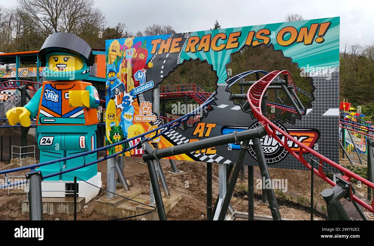 The new Minifigure Speedway at Legoland Windsor Resort, in Berkshire ...