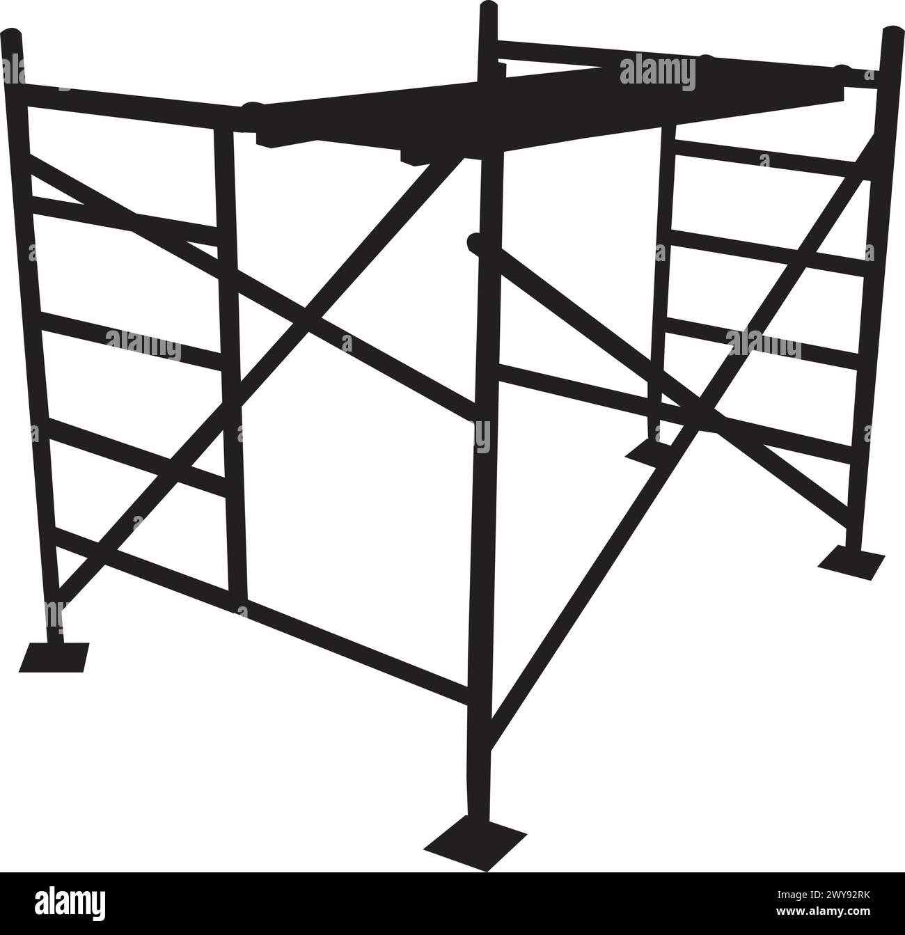 Scaffolding icon vector illustration design Stock Vector Image & Art ...