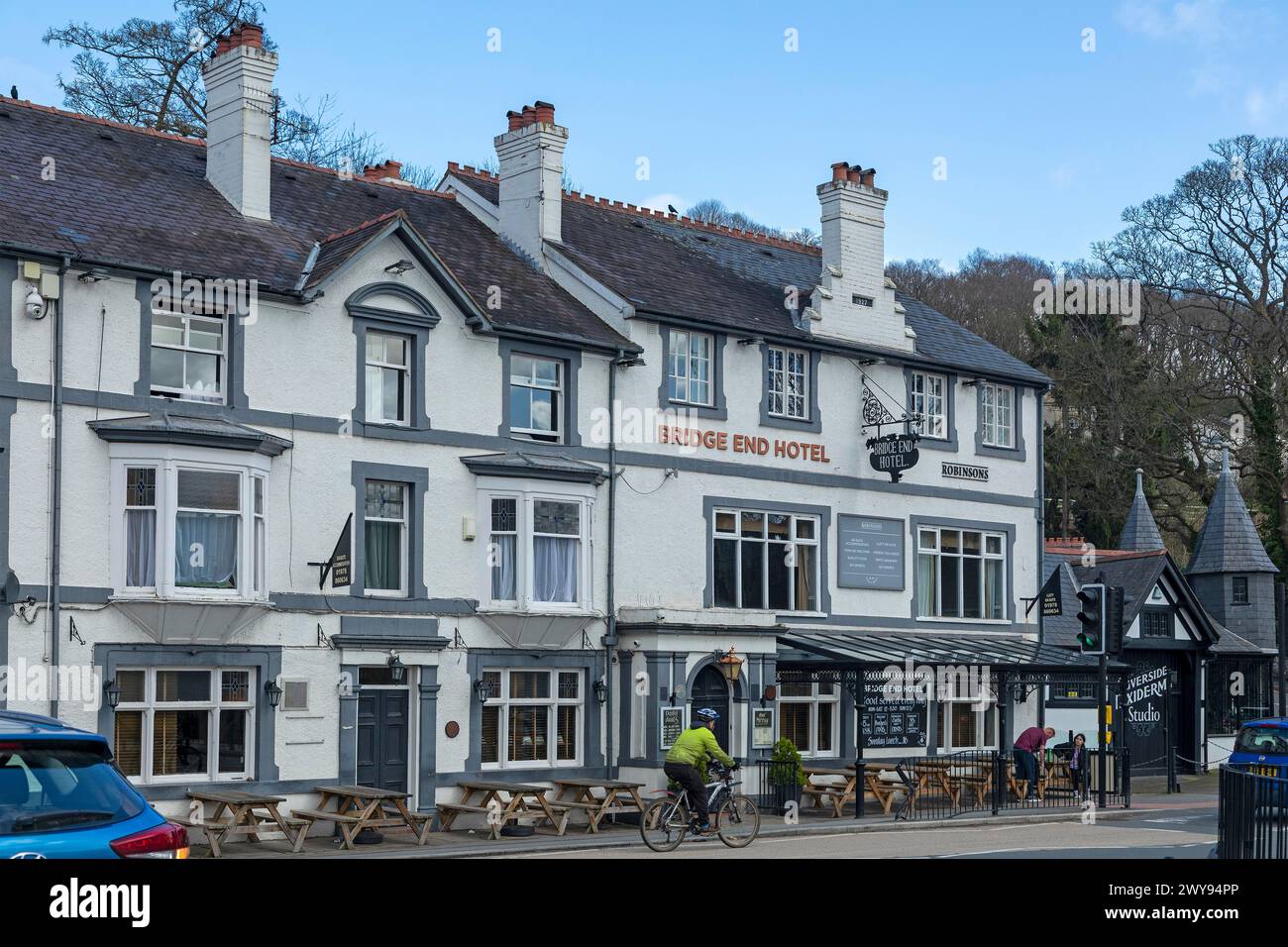 Bridge End Hotel, Langollen, Wales, Great Britain Stock Photo