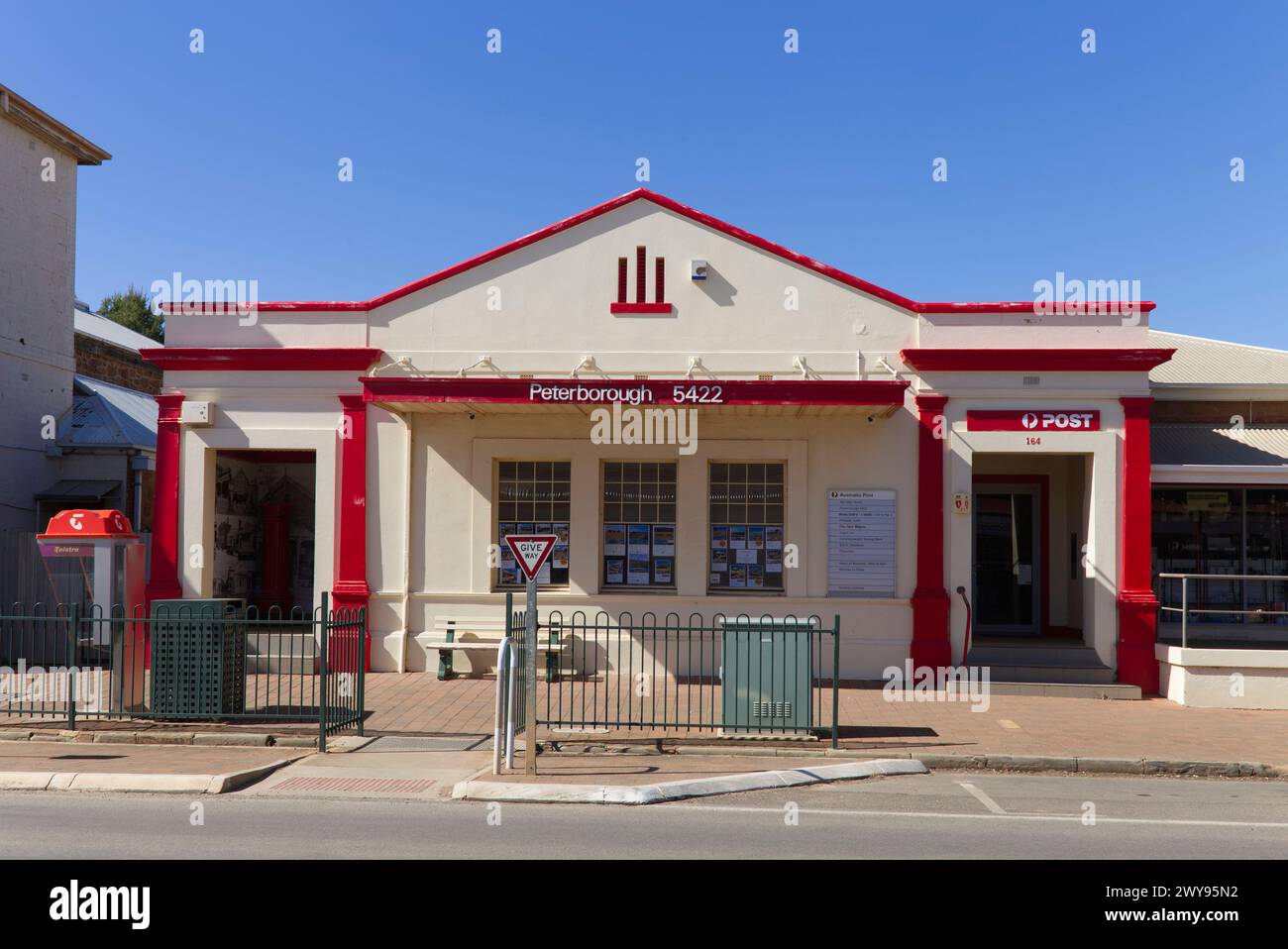 Historic  Australia Post building in Peterborough South Australia Stock Photo