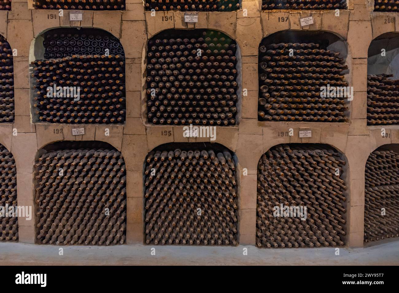 Milesti Mici, Moldova, August 27, 2023 Wine cellars at Milestii Mici