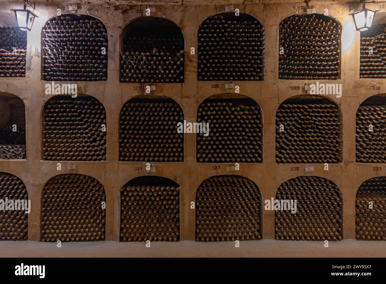 Milesti Mici, Moldova, August 27, 2023 Wine cellars at Milestii Mici