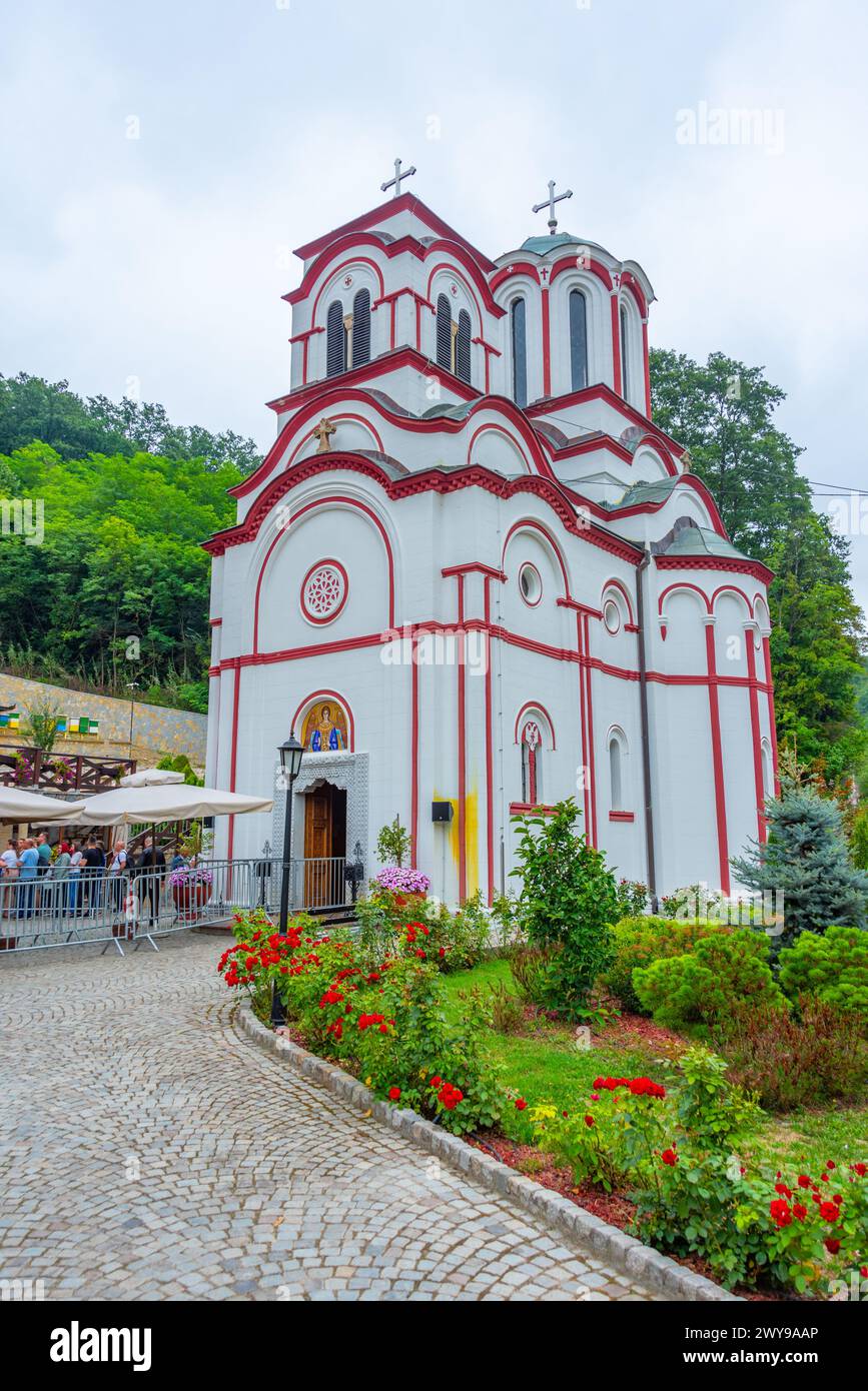 Tuman, Serbia, July 26, 2023: Tuman monastery in Serbia during a day Stock Photo