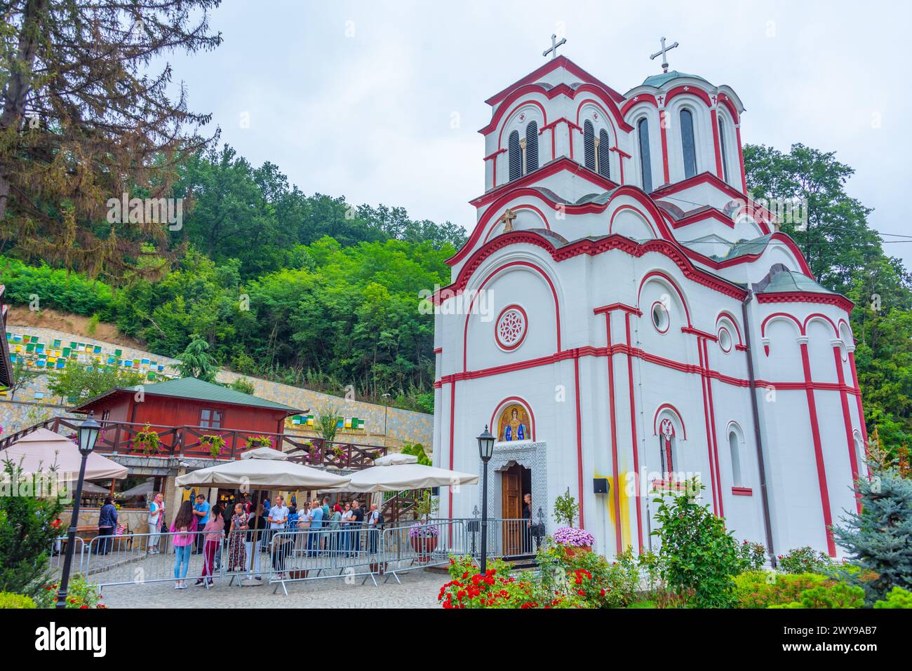 Tuman, Serbia, July 26, 2023: Tuman monastery in Serbia during a day Stock Photo