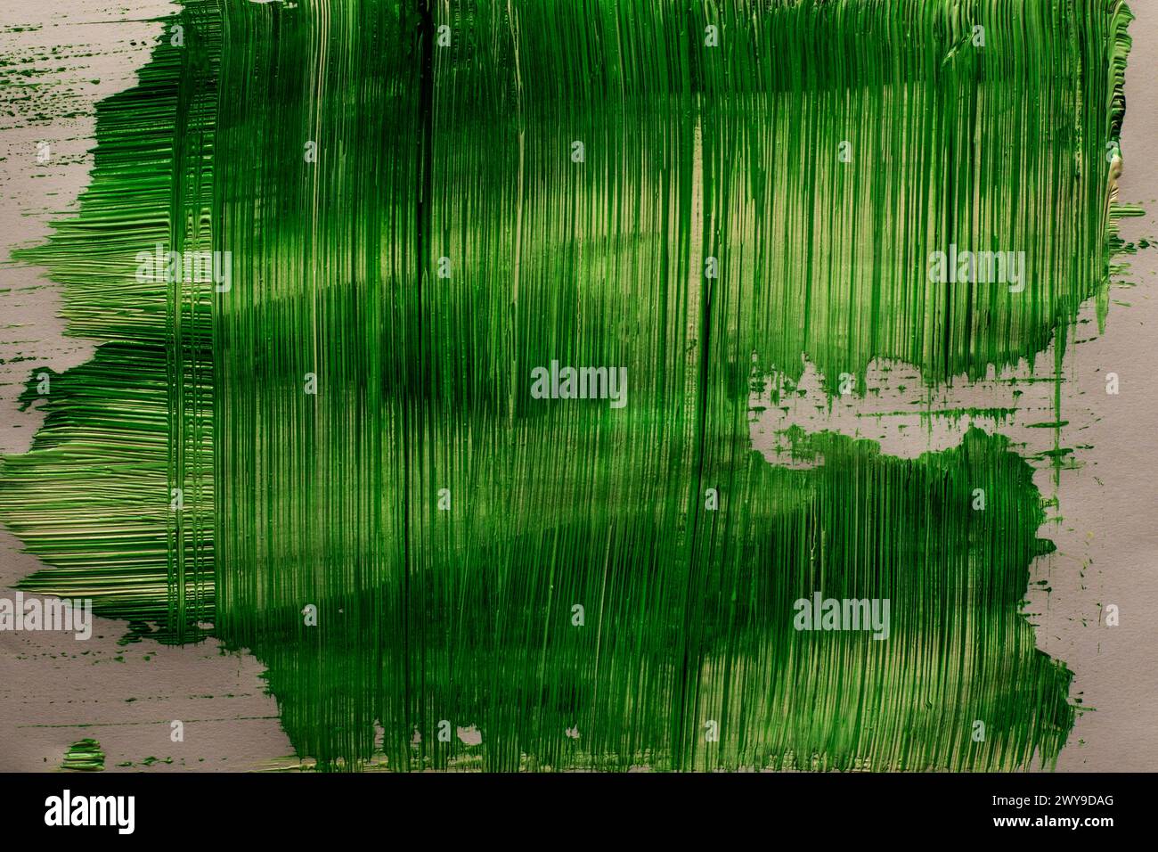 A Vibrant painting of green and yellow background Stock Photo