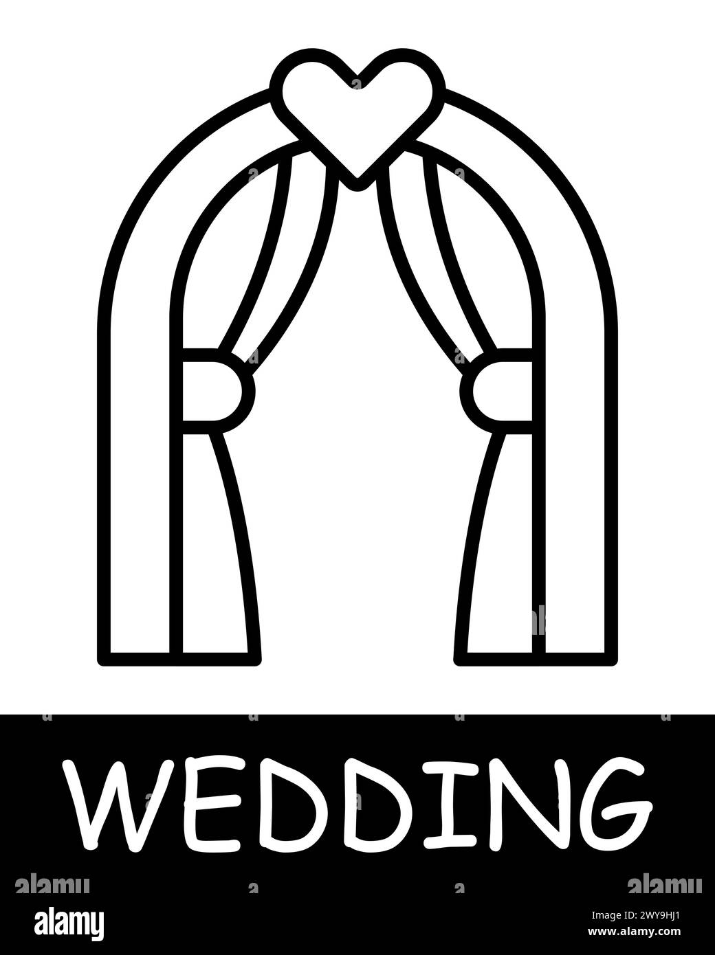 Altar For Wedding Ceremony Icon Beauty Heart Sophistication my-ceremony-flowers-r-wedding